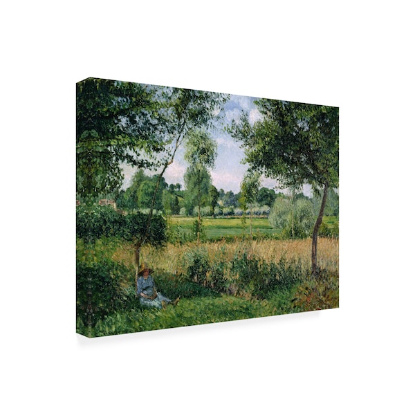 Pissarro 'Morning Sunlight Effect, Eragny' Canvas Art,18x24